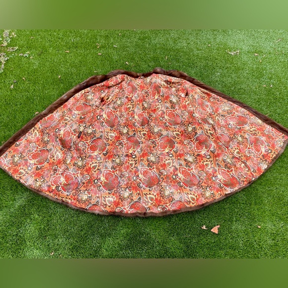 Stunning Mink Fur Stroller Paisley Lining 50”Bust 89” Sweep Vintage Beauty 😍 - Picture 9 of 9
